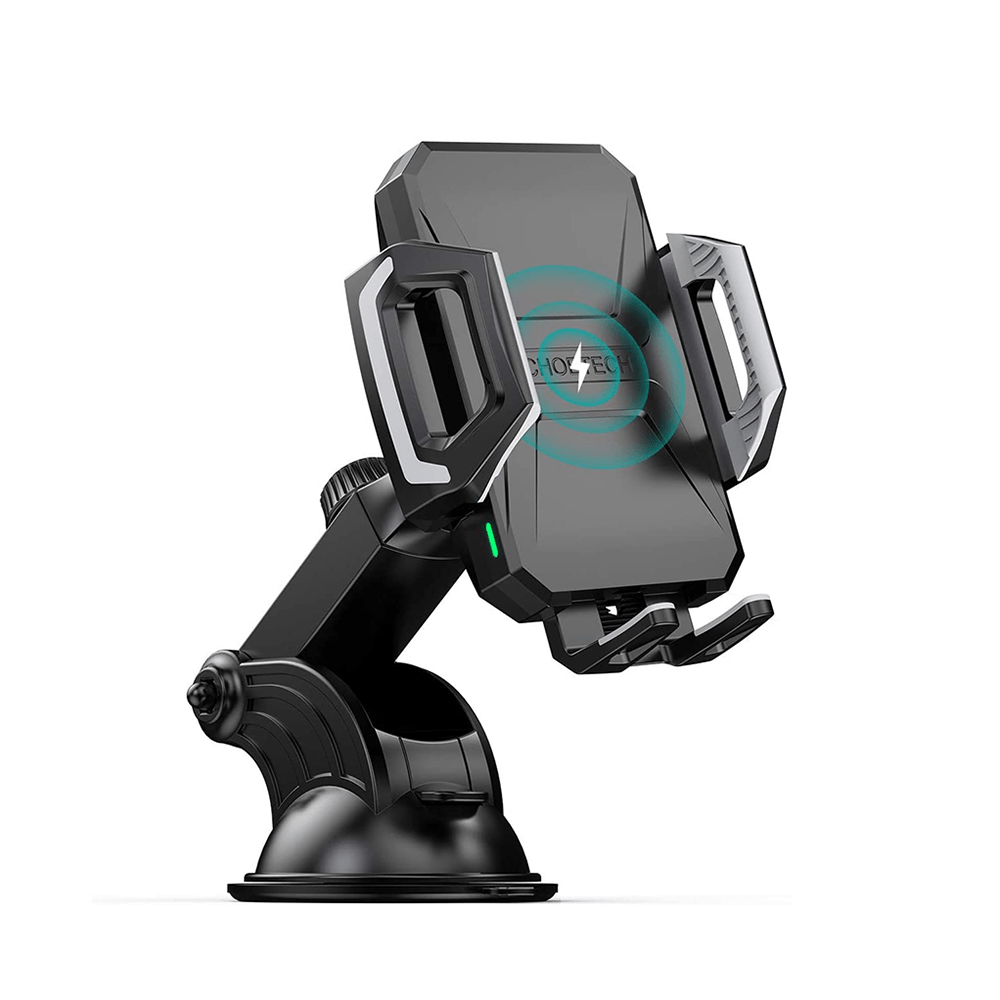 CHOETECH Wireless Car Charger 10W Qi Wireless Charging Car Mount Phone Holder