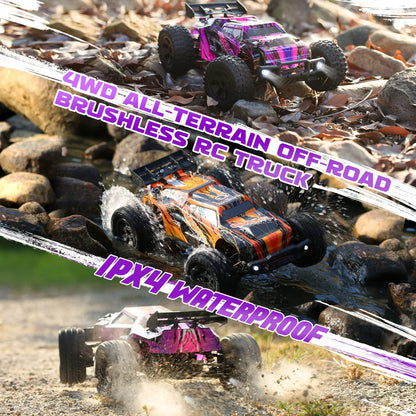 DEERC 200E RC Car High Speed Remote Control Car 1:10 Scale 4WD Monster Truck