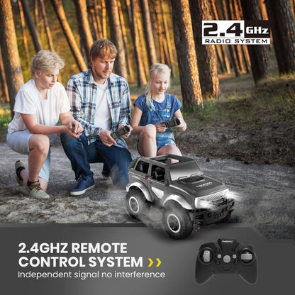DEERC DE49 Remote Control Car 1:18 Scale 2.4Ghz RC SUV Cars Toy Monster Truck