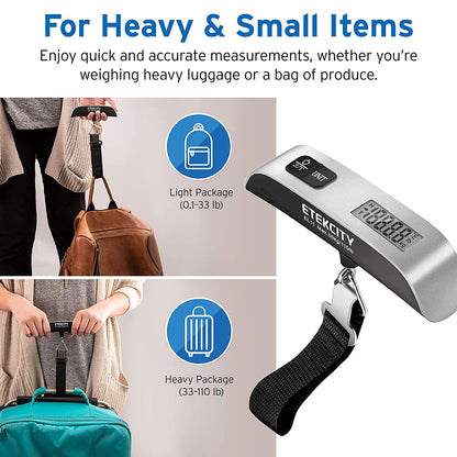 Etekcity Luggage Scale Digital Portable Handheld Suitcase Weight for Travel