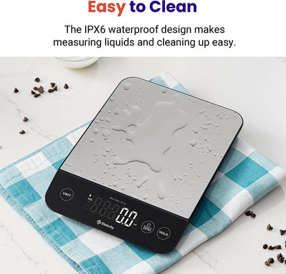 Etekcity Luminary Food Kitchen Scale Digital Rechargeable for Cooking Baking