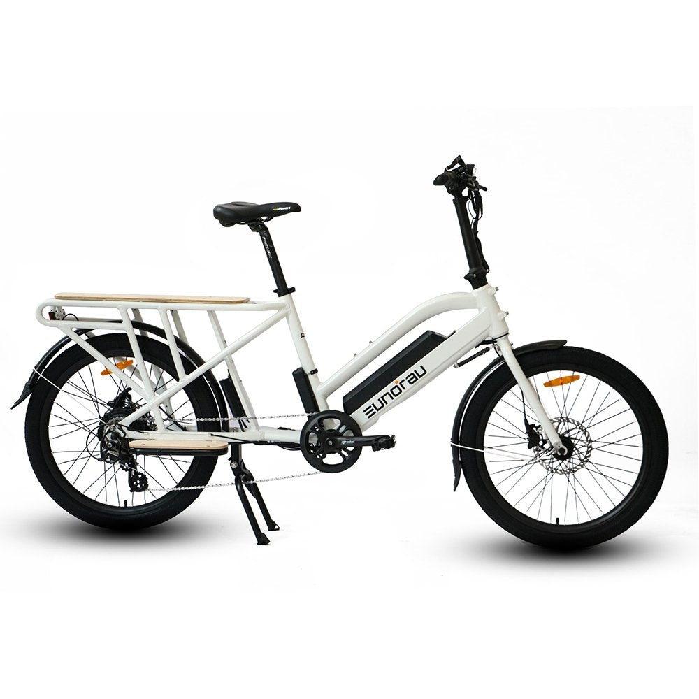 EUNORAU Max-Cargo Electric Bike with Rear Hub Motor Dual Battery E-Bike Bicycle