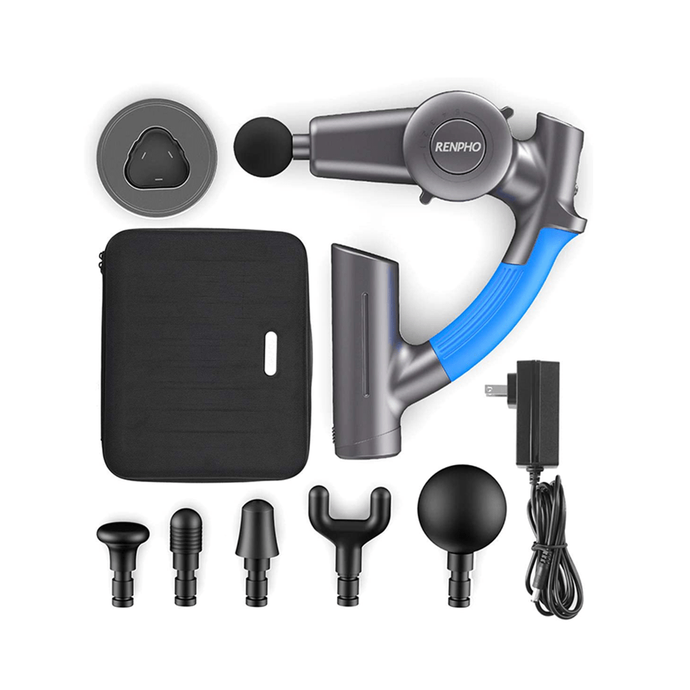 RENPHO R4 Pro Massage Gun Adjustable Arm Deep Tissue Percussion Muscle Massager