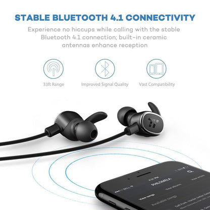 Taotronics BH15 Wireless Bluetooth Earbuds Sports Earphones Headphones Headset