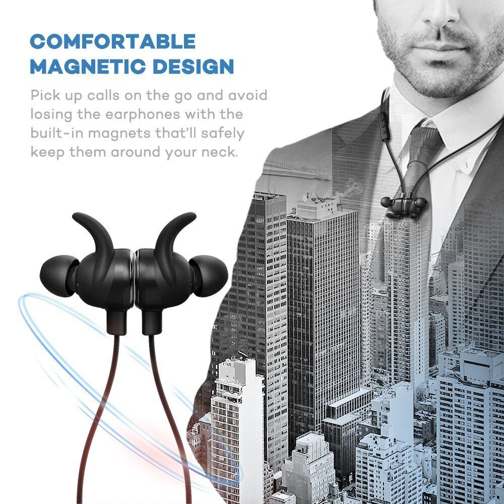 Taotronics BH15 Wireless Bluetooth Earbuds Sports Earphones Headphones Headset