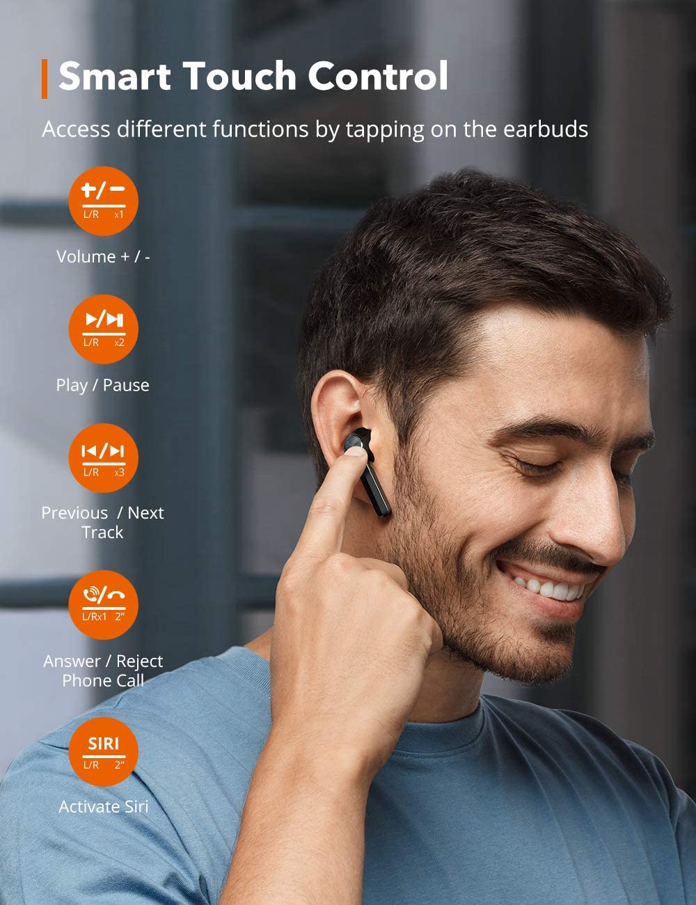 Taotronics SoundLiberty 92 Bluetooth TWS Earbuds SOBRE