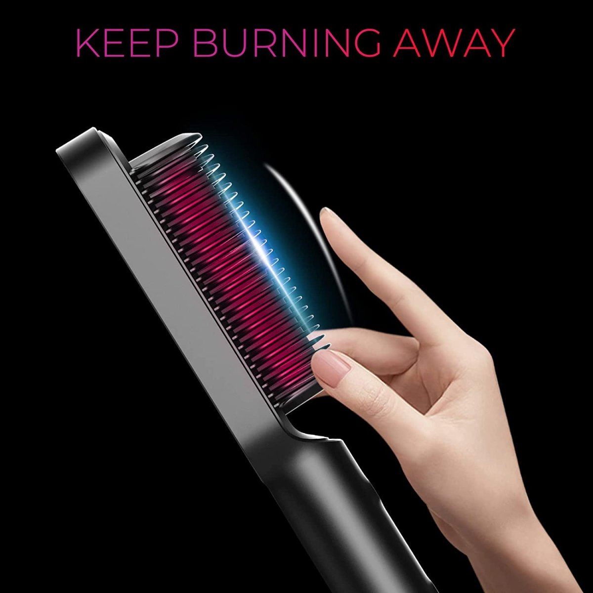 TYMO Hair Straightener Brush Straightening Comb and Iron 20s Fast Heating 5 Temp AU VERSION