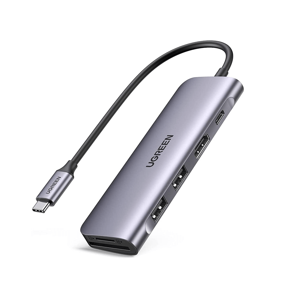 UGREEN USB C 100W PD Hub 6 in 1 with 4K HDMI Charging Adapter Dock Station SD TF Card Reader